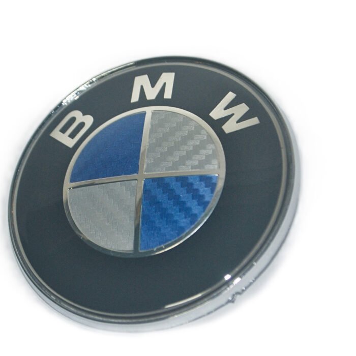 Emblema BMW Normal Efeito Carbono