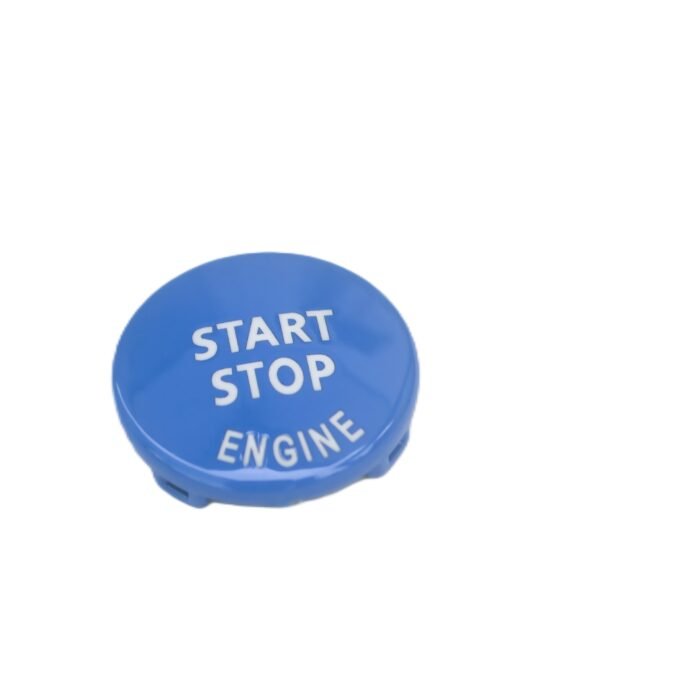 Botão Fino Start-Stop Azul