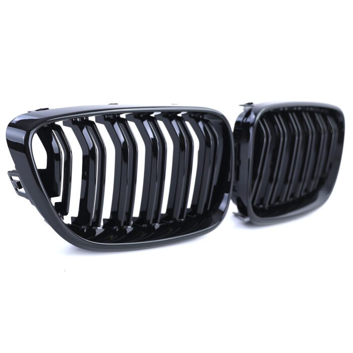 Grelhas Duplas Sport Look Preto Brilhante F22, F23