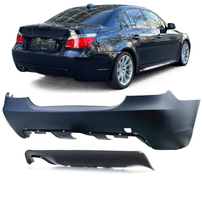 Pára-choques Traseiro + Difusor Sport Look E60 Limousine